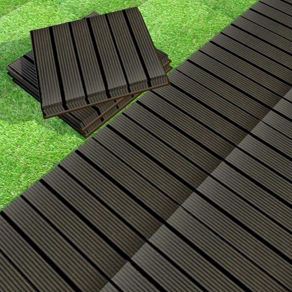 ทางเท้าไม้แคมปัสทำสี SPRING 30x30 ซม.