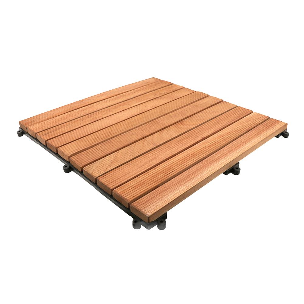 ทางเท้าไม้เนื้อแข็ง-ลอน SPRING 50x50 ซม.