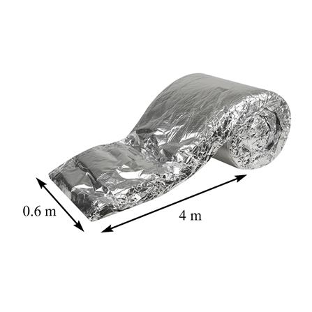 ฉนวนใยแก้วกันความร้อน SUNSHIELD EXTRA COOL หนา 6 นิ้ว 0.6X4 ม._5