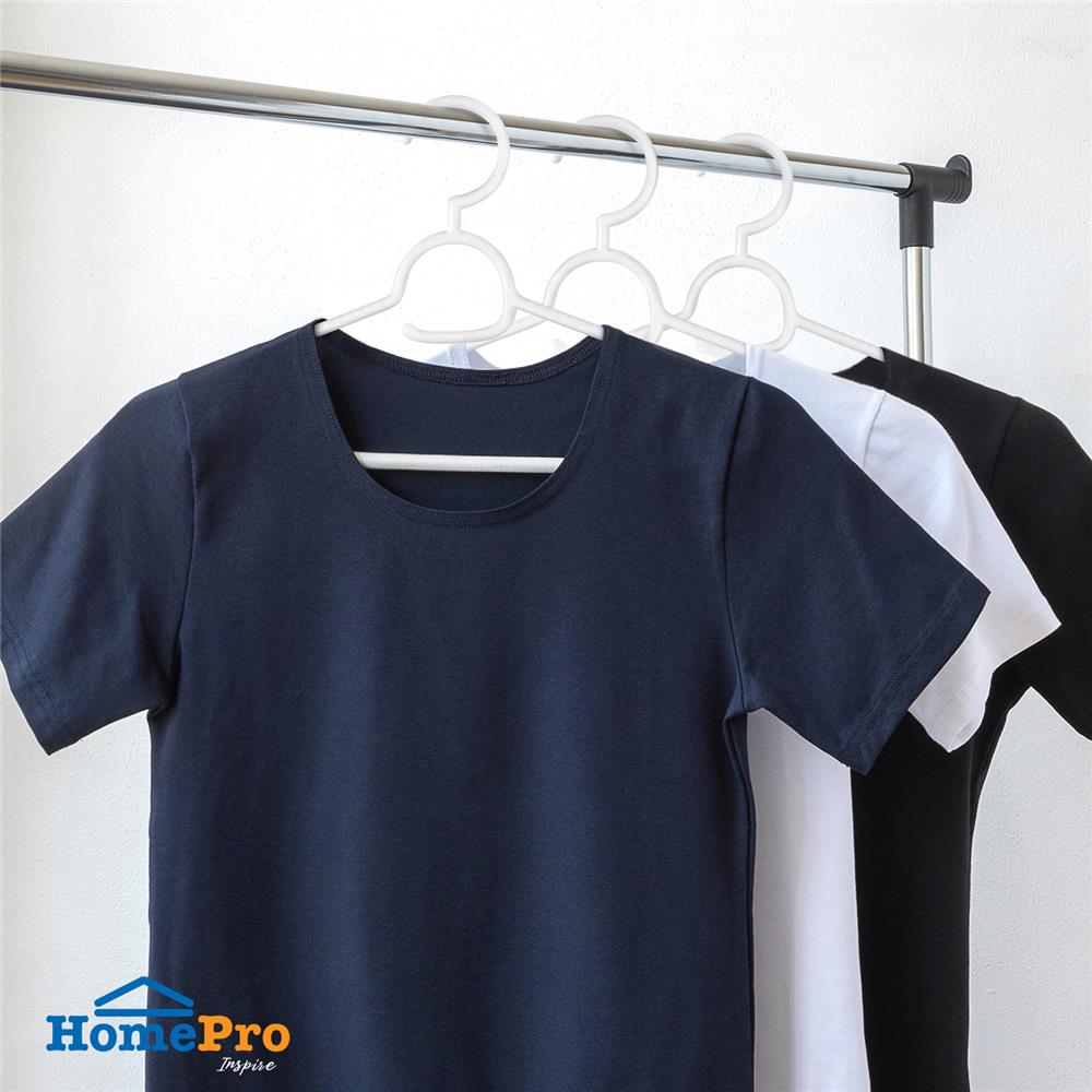 ไม้แขวนเสื้อ PLIM H1175,P1175 สีขาว แพ็ค 6 ชิ้น