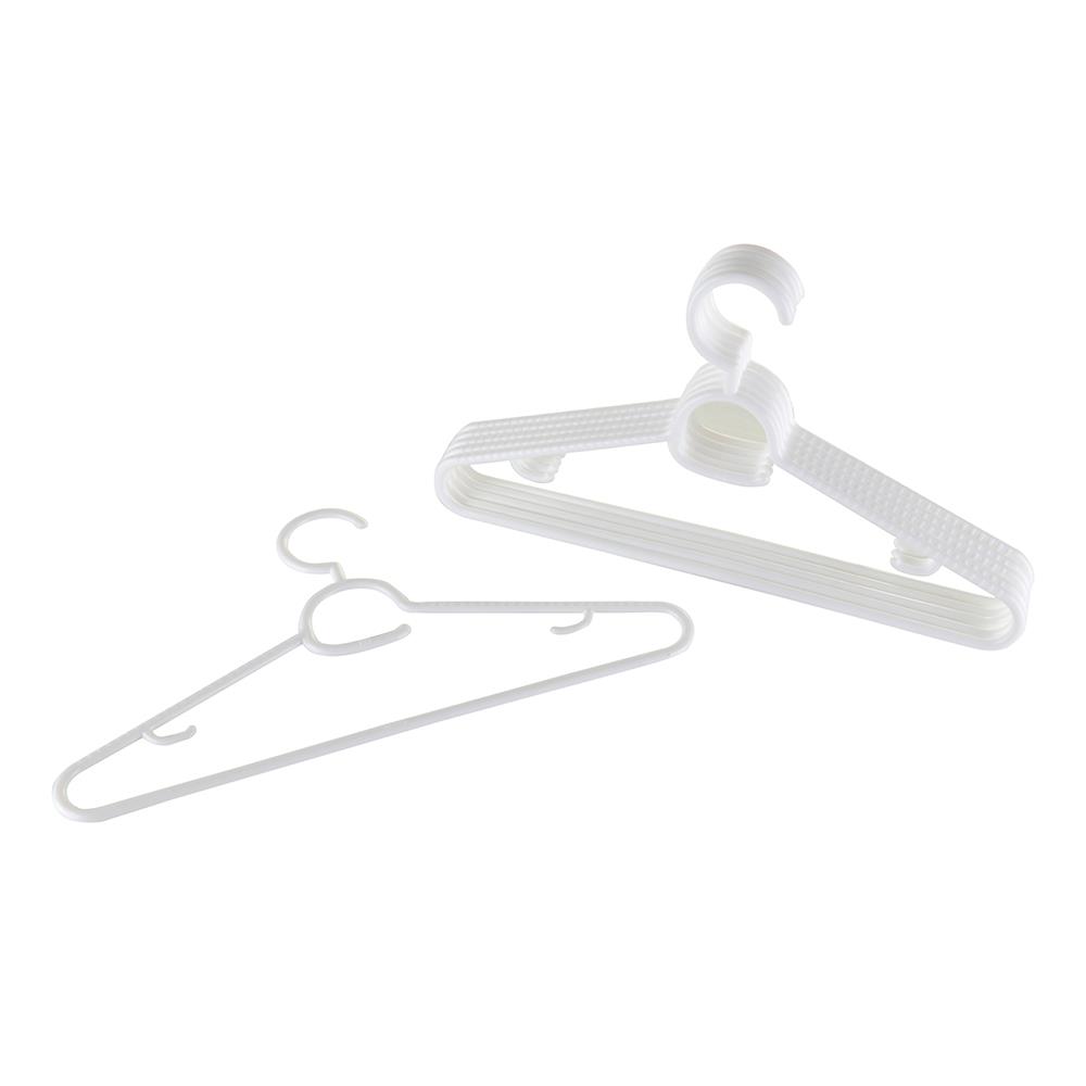 ไม้แขวนเสื้อ PLIM H1175,P1175 สีขาว แพ็ค 6 ชิ้น