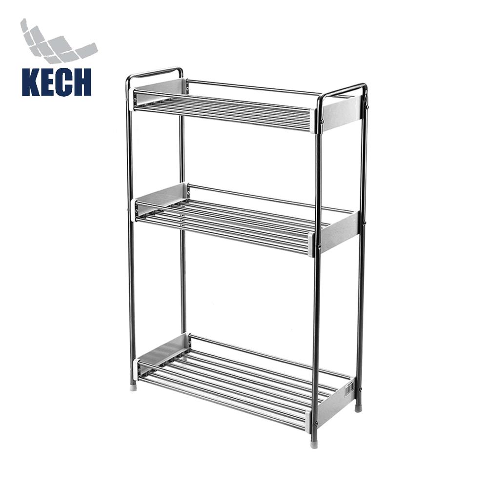 ชั้นวางสแตนเลส3ชั้นกว้าง KECH HBS-03W