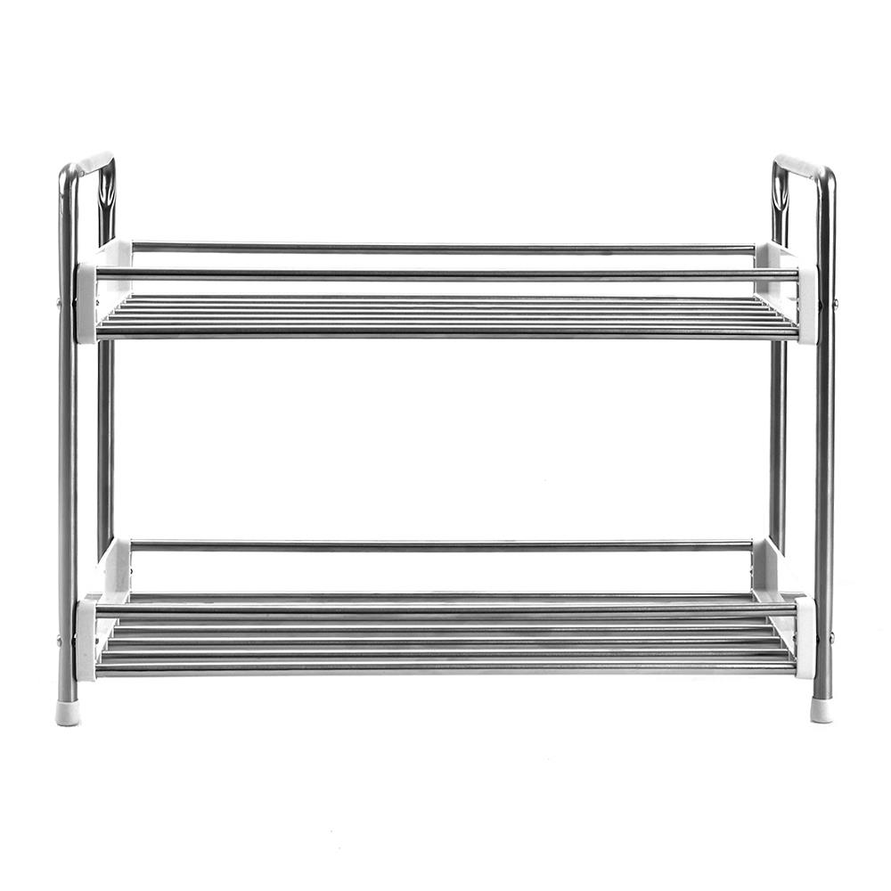 ชั้นวางสแตนเลส2ชั้นกว้าง KECH HBS-02W