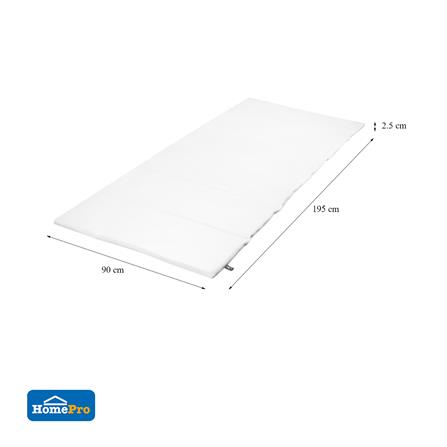 ที่นอนปิกนิก 6 พับ HOME LIVING STYLE NATURAL 90X195 ซม. สีขาว_6