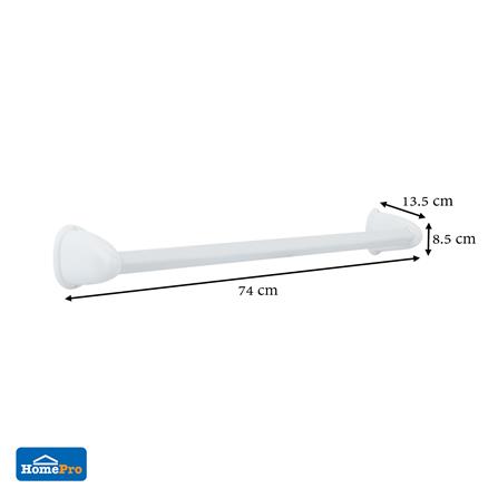 ราวแขวนผ้า BATH TIME 1415BT สีขาว_4
