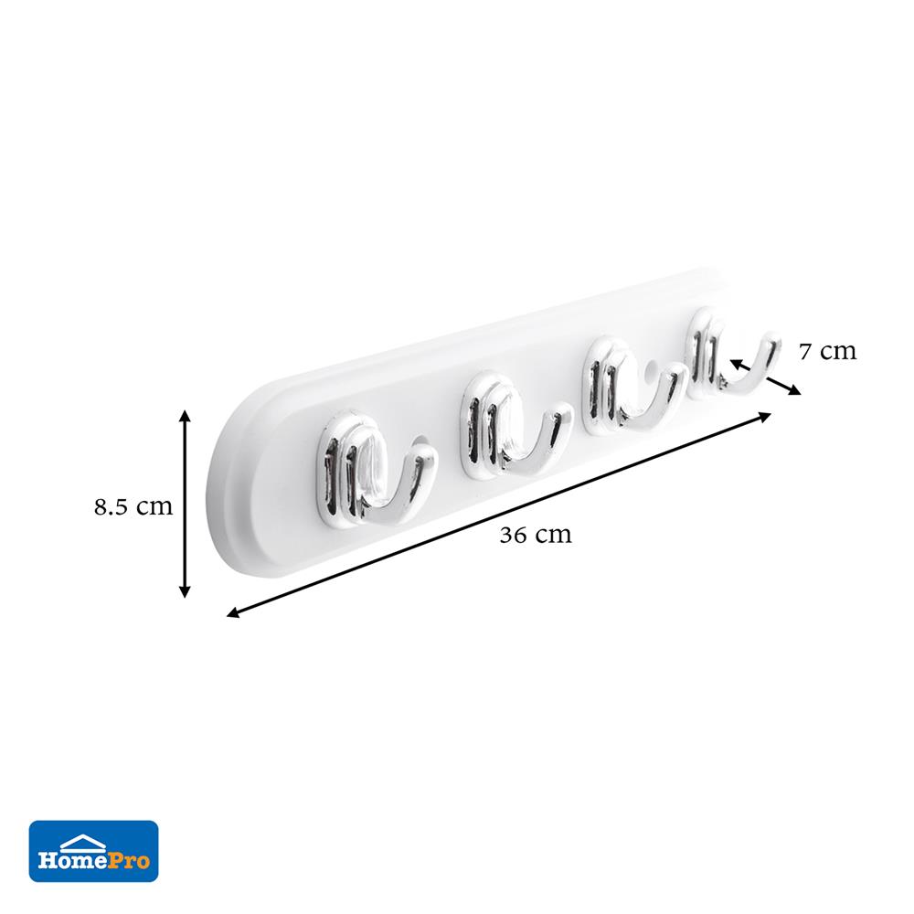 ขอแขวนผ้า BATH TIME 1424BT สีขาว