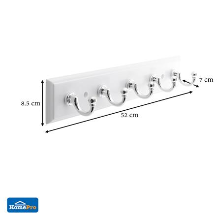 ขอแขวนผ้า BATH TIME 1425BT สีขาว_3