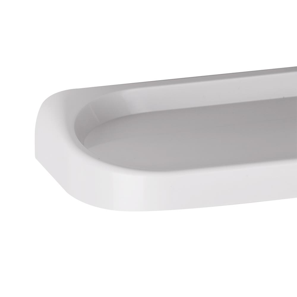 กระจกพลาสติก 3 ชิ้น MOYA 1406 เหลี่ยม สีขาว