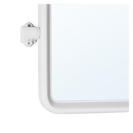 กระจกพลาสติก 3 ชิ้น MOYA 1406 เหลี่ยม สีขาว_1