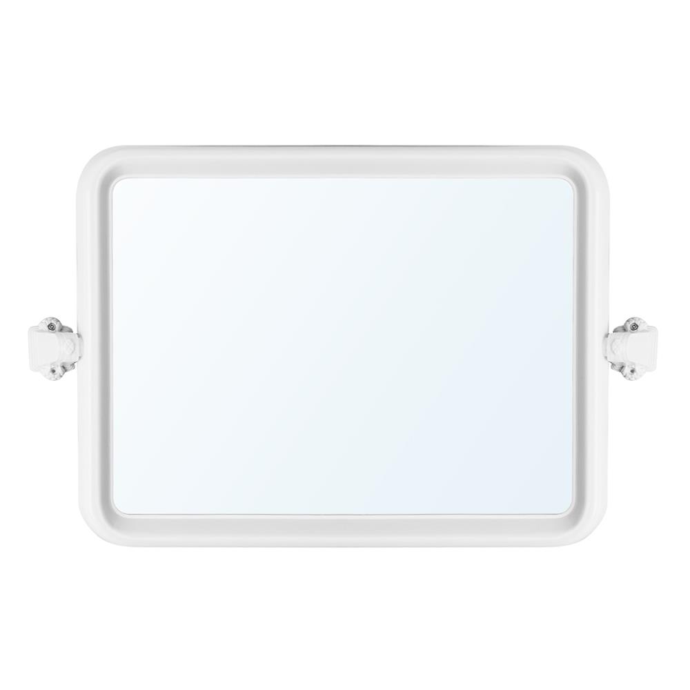 กระจกพลาสติกเหลี่ยม MOYA 1402 สีขาว