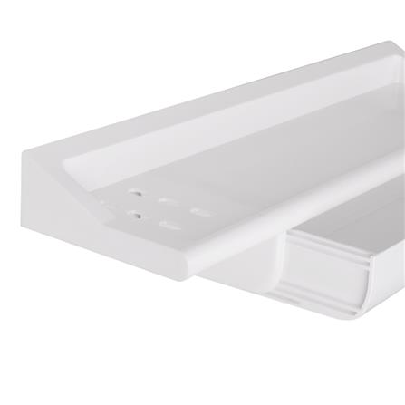 ชุดกระจกพลาสติกกลม 3 ชิ้น MOYA 1407 สีขาว_4