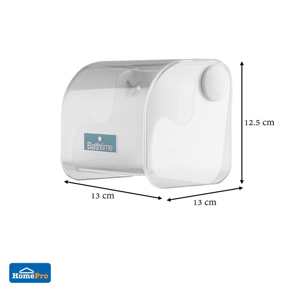 กล่องกระดาษทิชชู่ BATH TIME 1432BT สีขาว