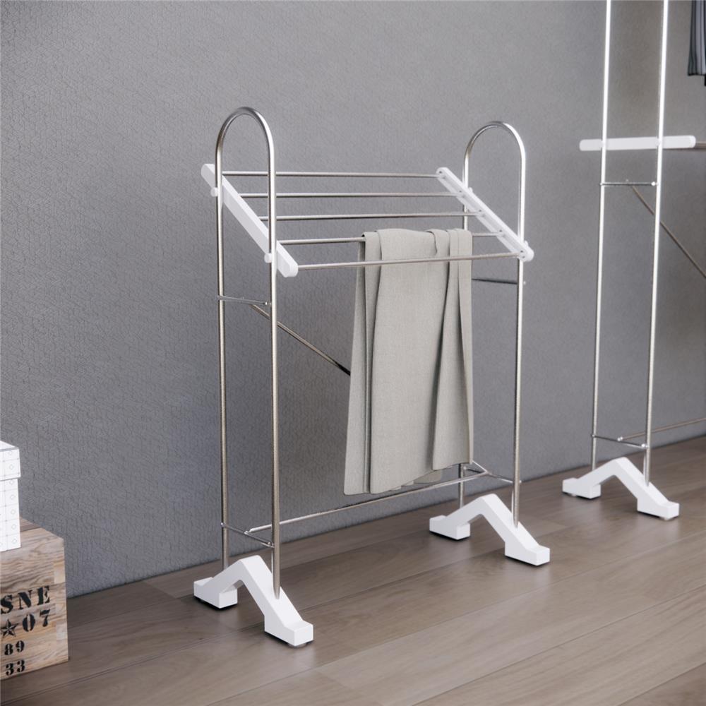 ราวพาดผ้าสเตนเลส1ชั้นเอียง45cm PLIM