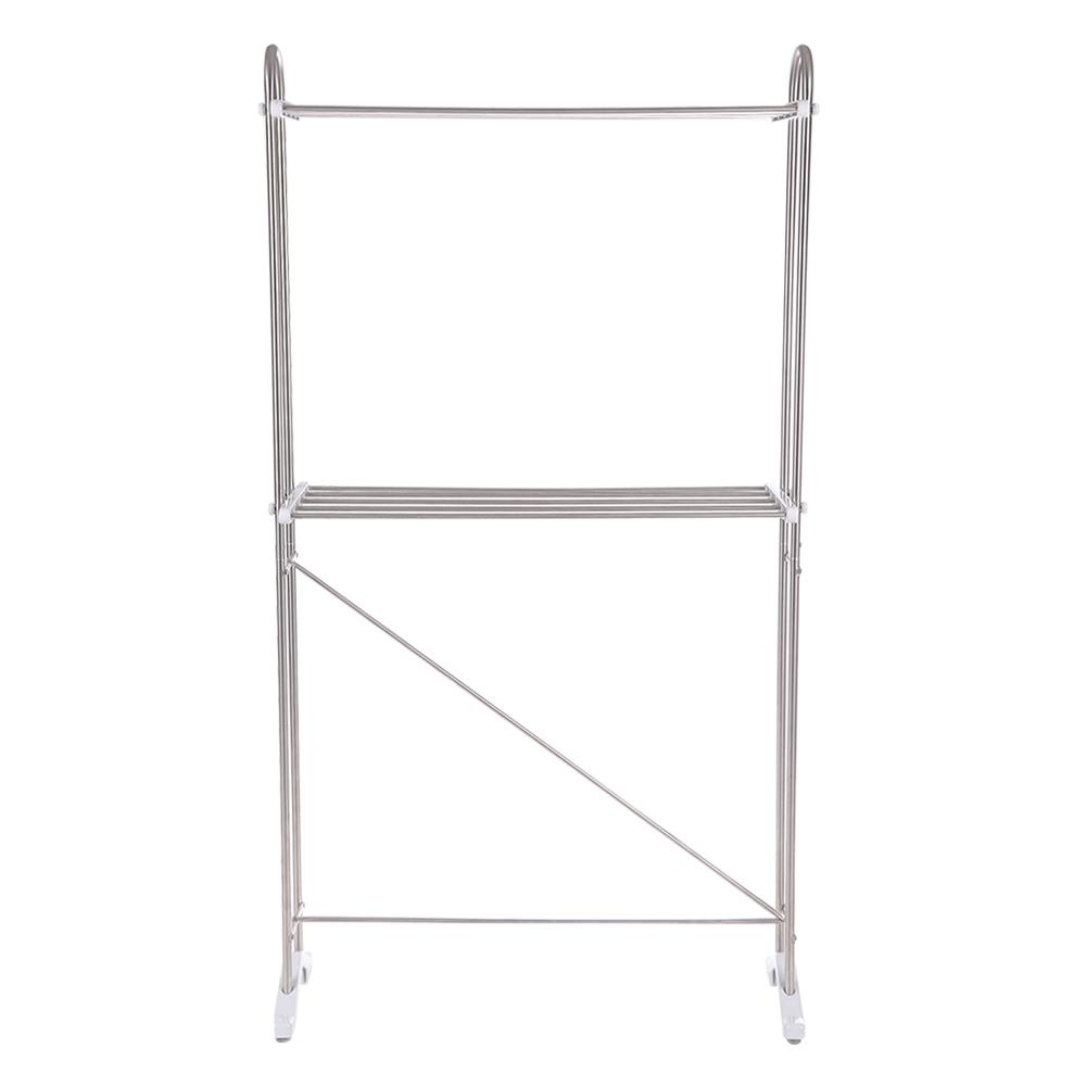 ราวพาดผ้าสเตนเลส 2ชั้น 69.5cm 10เส้น PLIM