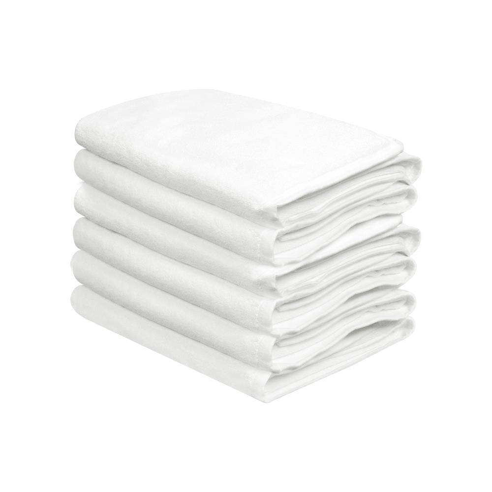 ผ้าขนหนู HOME LIVING STYLE 15X30 นิ้ว แพ็ก 6 ชิ้น สีขาว