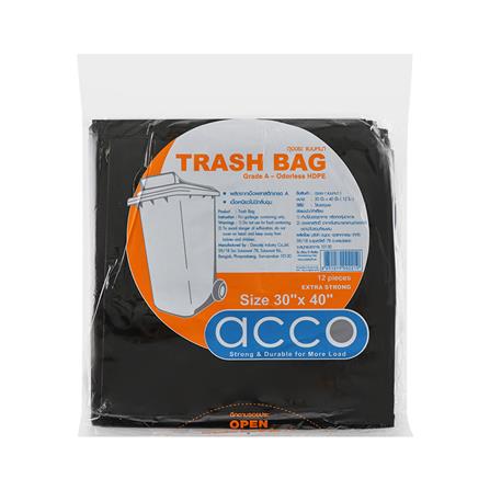 ถุงขยะ หนา ACCO ขนาด 30x40