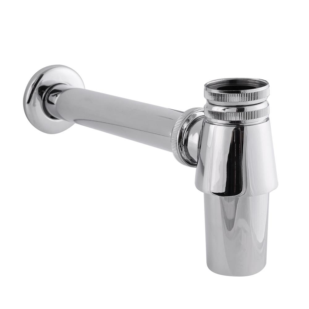 ท่อน้ำทิ้งอ่างล้างหน้ากระปุก MOYA BT-ทองเหลือง 20 ซม.