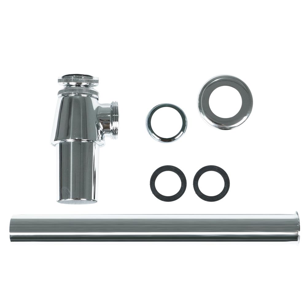 ท่อน้ำทิ้งอ่างล้างหน้ากระปุก MOYA BT-ทองเหลือง 30 ซม.