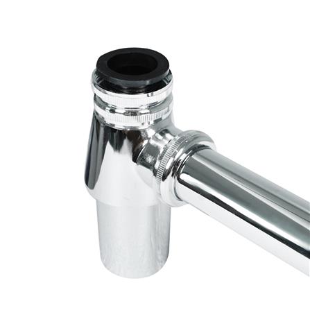 ท่อน้ำทิ้งอ่างล้างหน้ากระปุก MOYA BT-ทองเหลือง 30 ซม._1