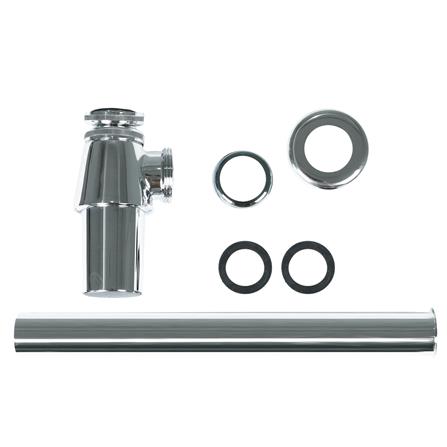 ท่อน้ำทิ้งอ่างล้างหน้ากระปุก MOYA BT-ทองเหลือง 30 ซม._2