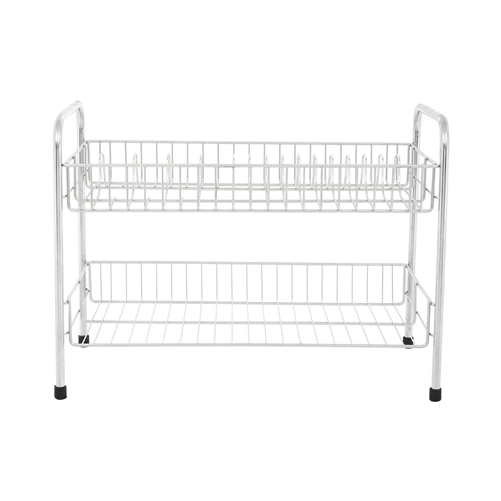 ชั้นวางจานสเตนเลส2ชั้น-M KECH HWS013