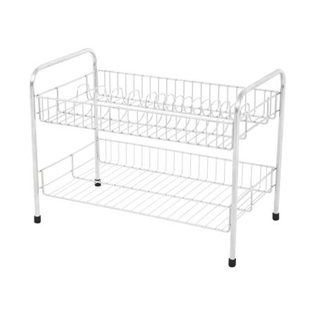 ชั้นวางจานสเตนเลส2ชั้น-M KECH HWS013