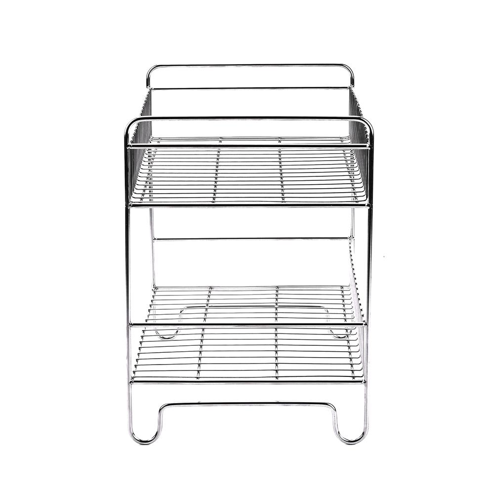 ชั้นวางจานสเตนเลส 2 ชั้นเล็ก KECH HWS033