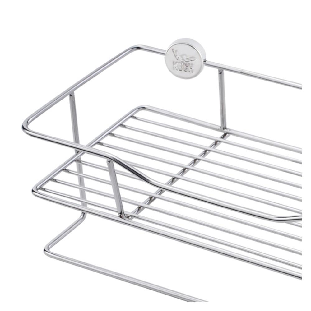 ชั้นแขวนสเตนเลสมีขอแขวน KECH HWS084