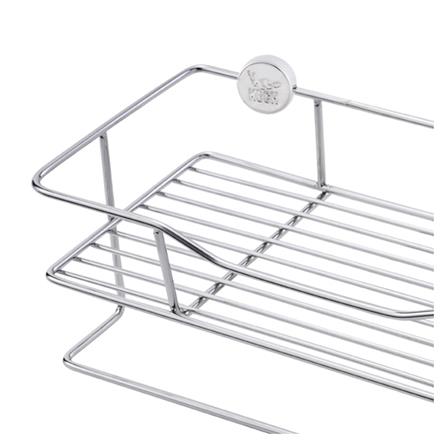 ชั้นแขวนสเตนเลสมีขอแขวน KECH HWS084_2