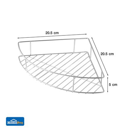 ชั้นเข้ามุมสเตนเลส 1 ชั้น KECH HM009_4