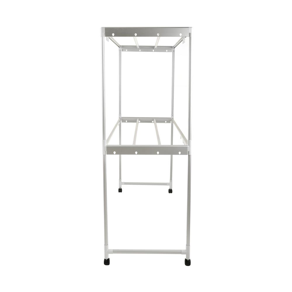 ราวตากผ้าอะลูมิเนียมมีล้อ 8 เส้น PLIM 1.5 ม.