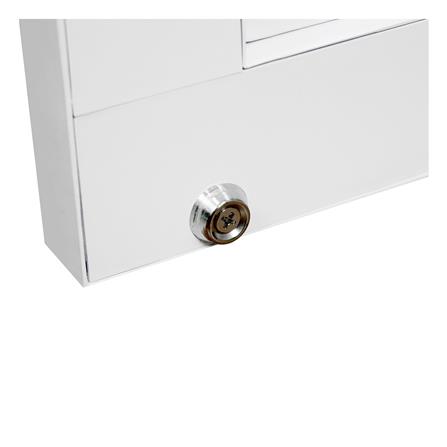 ตู้เดี่ยว ABS CABIN GROOVE 48x68 ซม. สีขาว_4