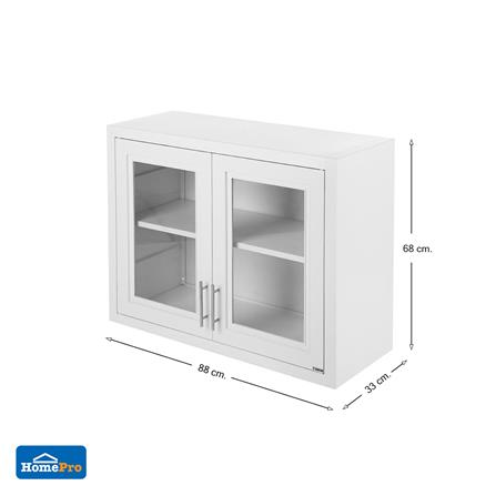 ตู้คู่ CABIN FRAME 88x68 ซม. สีขาว_6
