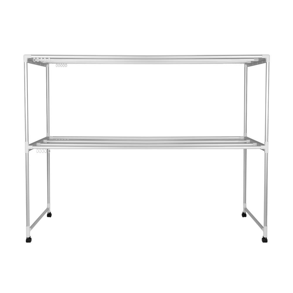 ราวตากผ้าอะลูมิเนียมมีล้อ 8 เส้น PLIM 2 ม.