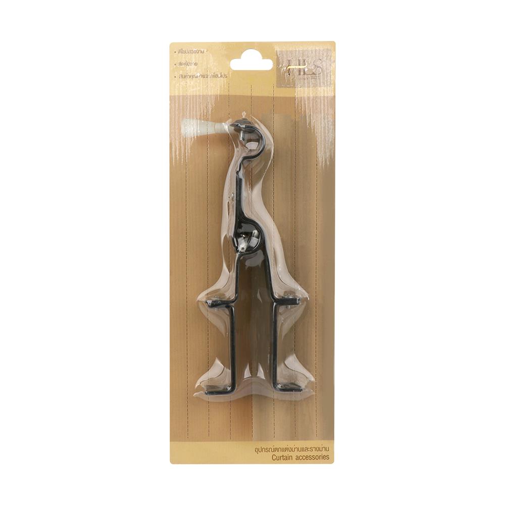 ขารับราง 2 ชั้นพิเศษ เหล็ก HOME LIVING STYLE 19 มม. สีดำ