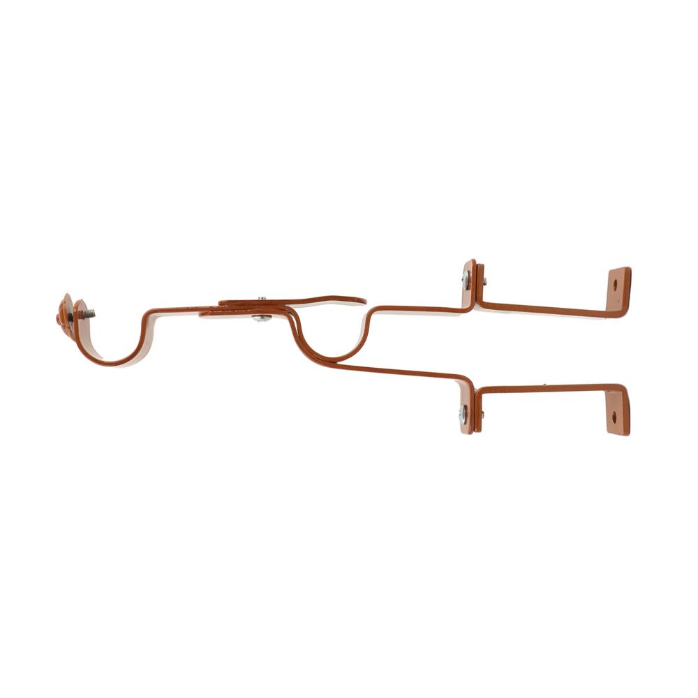 ขารับราง 2 ชั้นพิเศษ เหล็ก HOME LIVING STYLE 25 มม. สีน้ำตาล