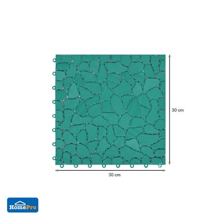 แผ่นกันลื่น HOME LIVING STYLE STONE 30X30 ซม. สีเขียว_6