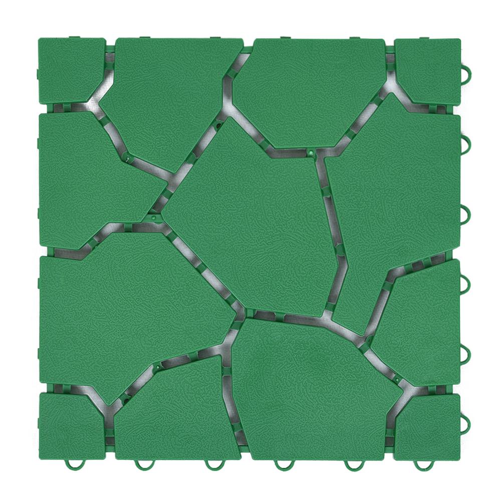 แผ่นกันลื่น HOME LIVING STYLE BIG STONE 30X30 ซม. สีเขียว