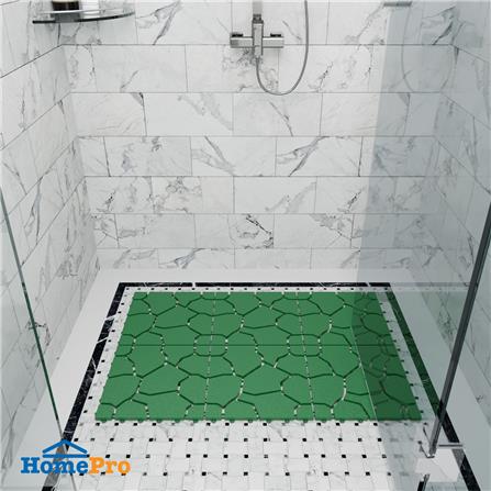 แผ่นกันลื่น HOME LIVING STYLE BIG STONE 30X30 ซม. สีเขียว_2