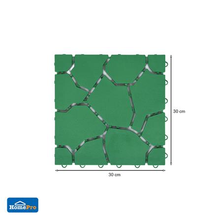 แผ่นกันลื่น HOME LIVING STYLE BIG STONE 30X30 ซม. สีเขียว_4