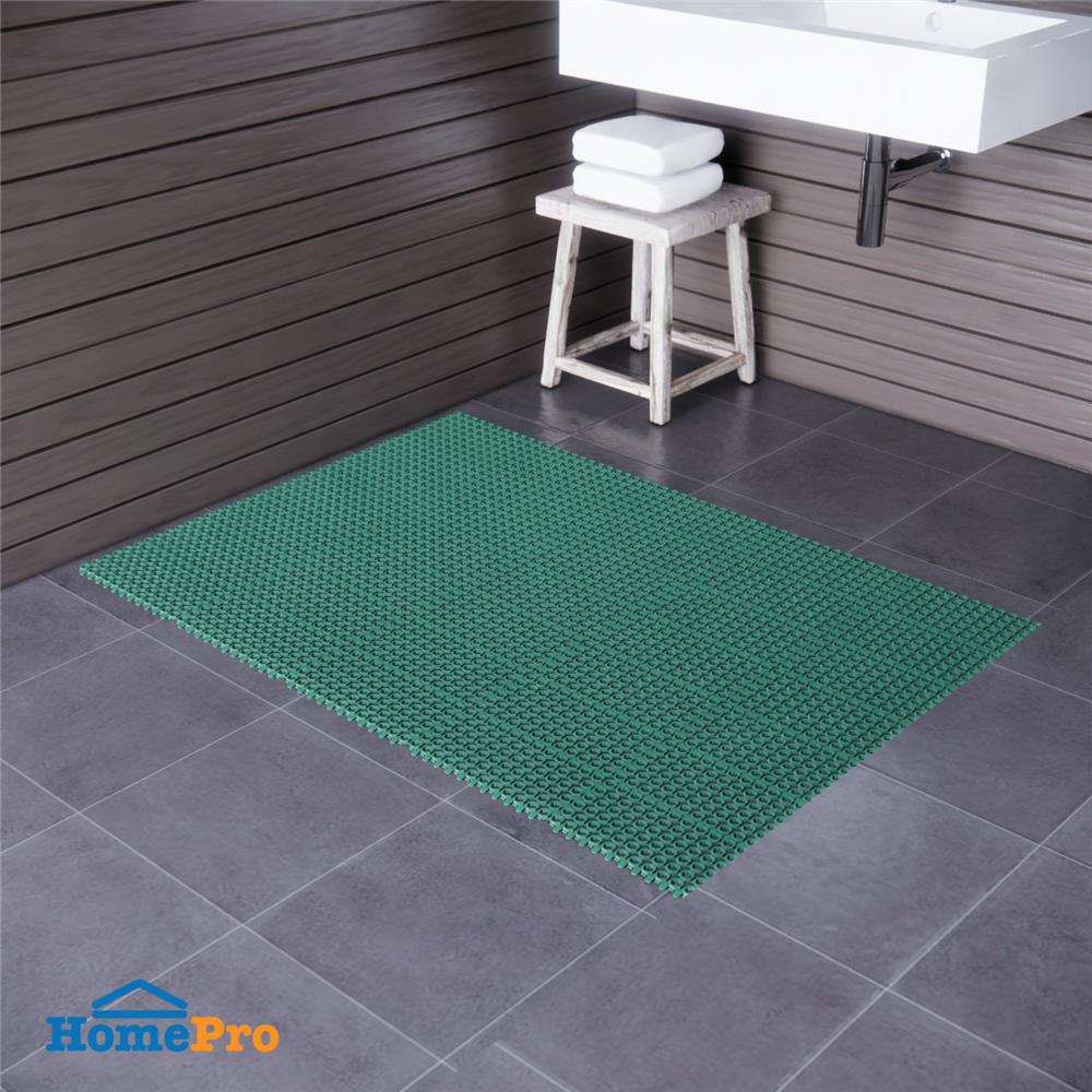 แผ่นกันลื่น HOME LIVING STYLE ROUNDY 15X30 ซม. สีเขียว