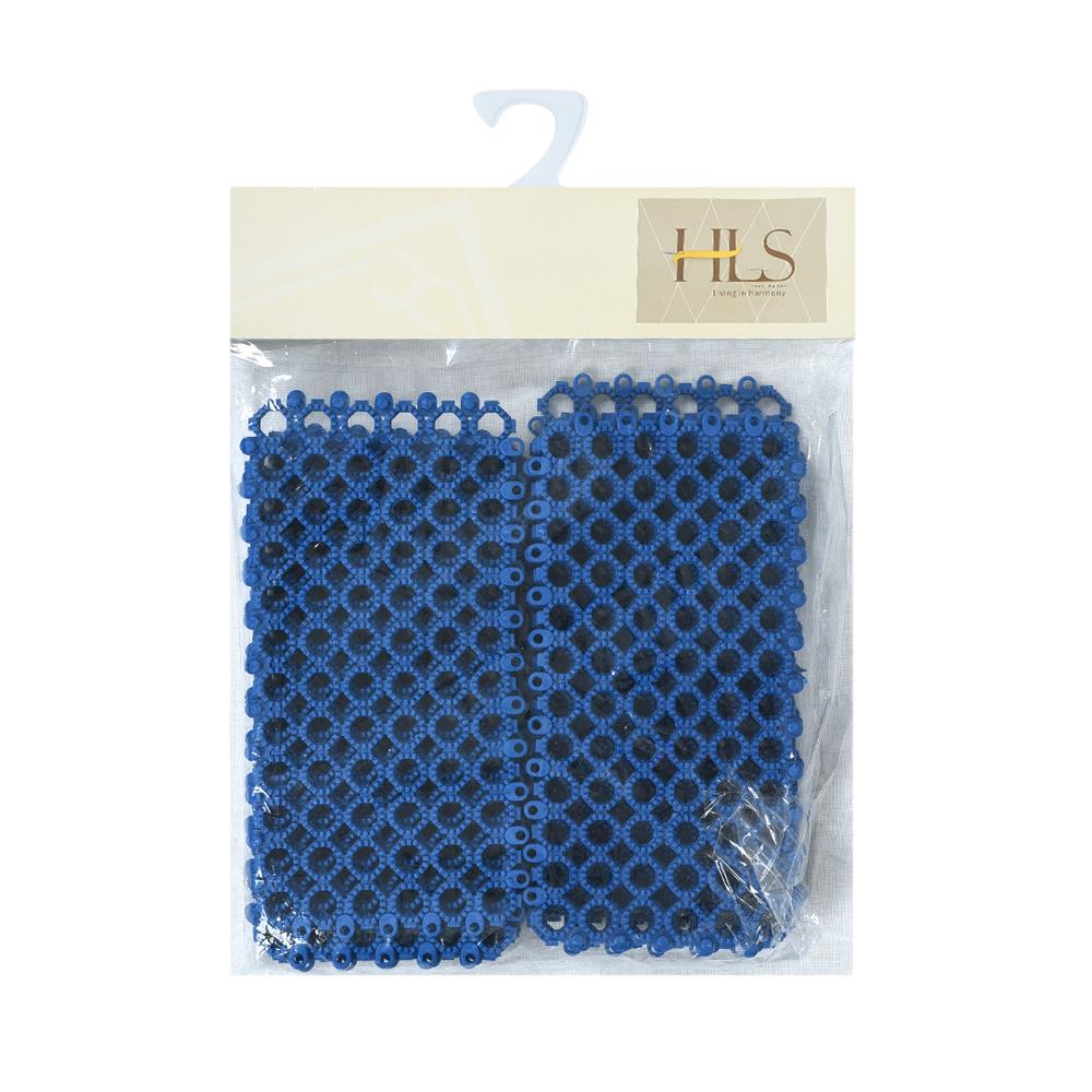 แผ่นกันลื่น HOME LIVING STYLE ROUNDY 15X30 ซม. สีน้ำเงิน