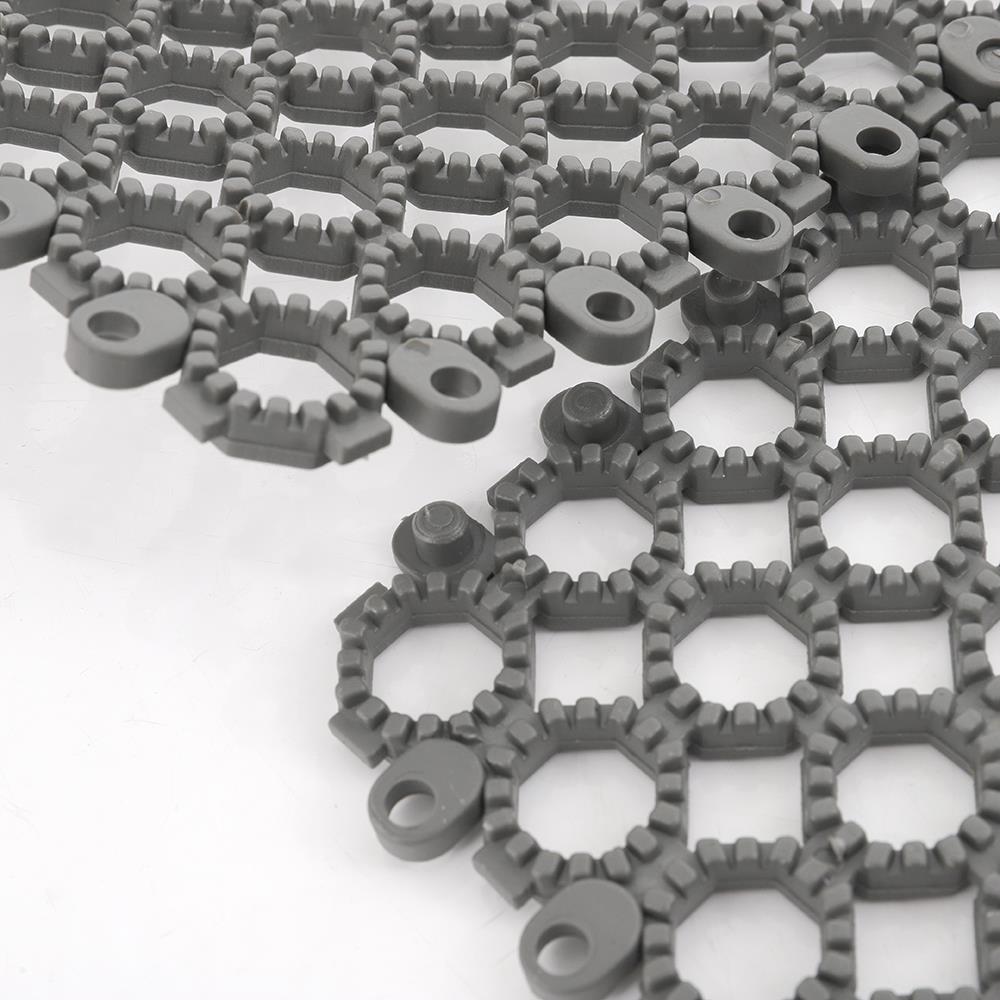 แผ่นกันลื่น HOME LIVING STYLE ROUNDY 15X30 ซม. สีเทา