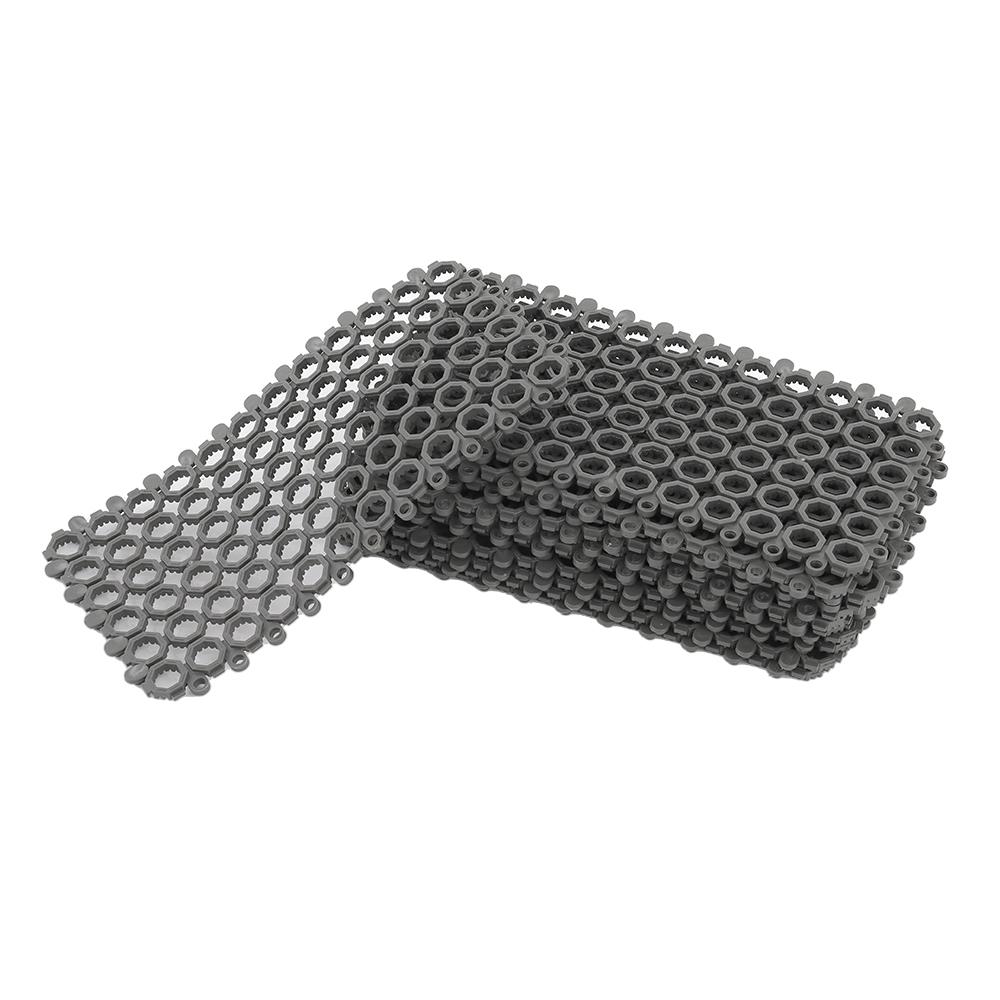 แผ่นกันลื่น HOME LIVING STYLE ROUNDY 15X30 ซม. สีเทา