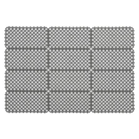 แผ่นกันลื่น HOME LIVING STYLE ROUNDY 15X30 ซม. สีเทา_1