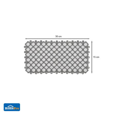 แผ่นกันลื่น HOME LIVING STYLE ROUNDY 15X30 ซม. สีเทา_6