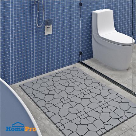 แผ่นกันลื่น HOME LIVING STYLE BIG STONE 30X30 ซม. สีเทา_5