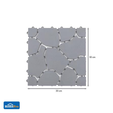 แผ่นกันลื่น HOME LIVING STYLE BIG STONE 30X30 ซม. สีเทา_7