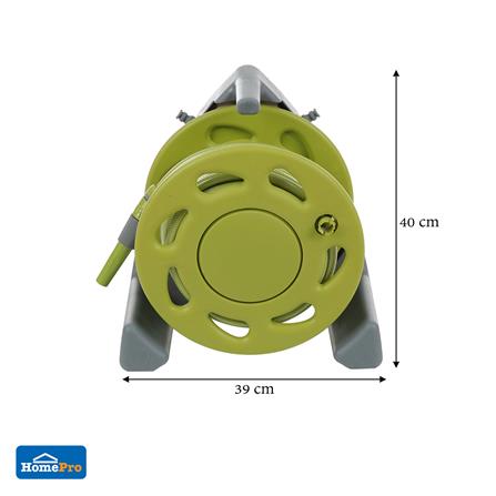 สายยางโรลติดผนัง SPRING H005 1/2 นิ้วx20 ม. สีเขียว_5