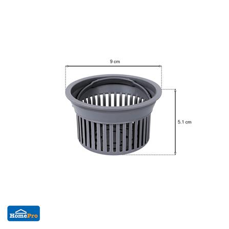 ตะกร้ากรองเศษอาหาร PARNO 2198 S 3.5 นิ้ว พลาสติก_4